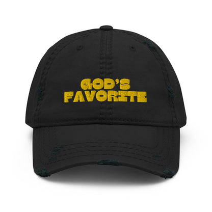 GOD's Favorite Distressed Dad Hat