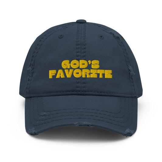 GOD's Favorite Distressed Dad Hat