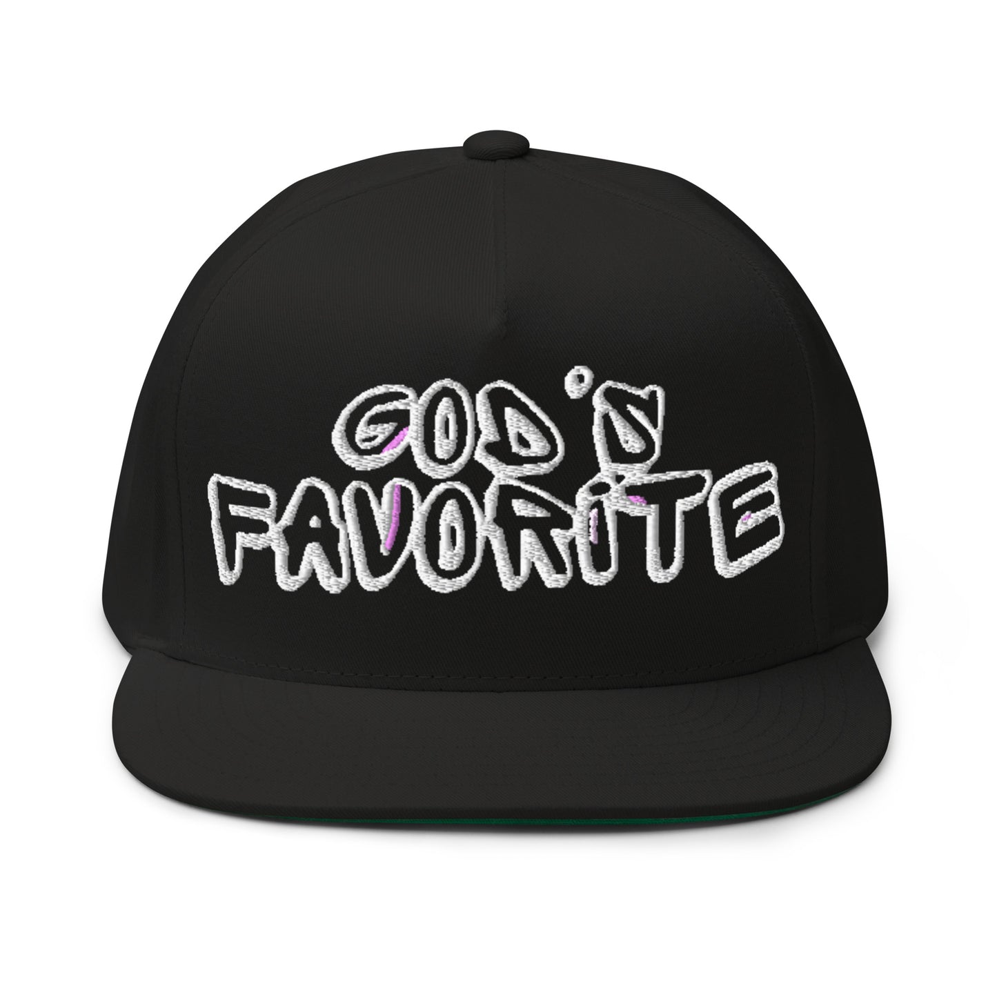 God's Favorite Flat Bill Cap - Stylish Headwear for Faith Enthusiasts