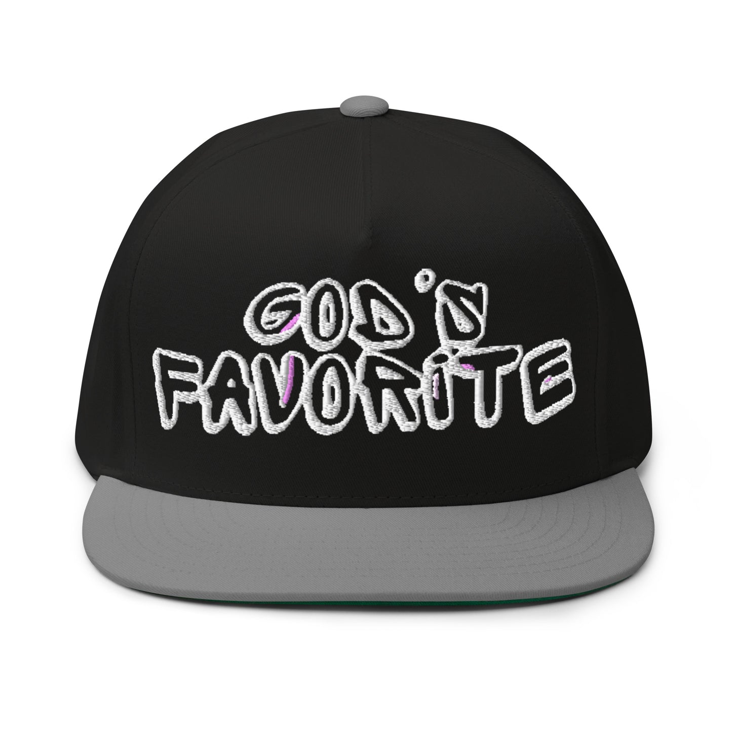 God's Favorite Flat Bill Cap - Stylish Headwear for Faith Enthusiasts