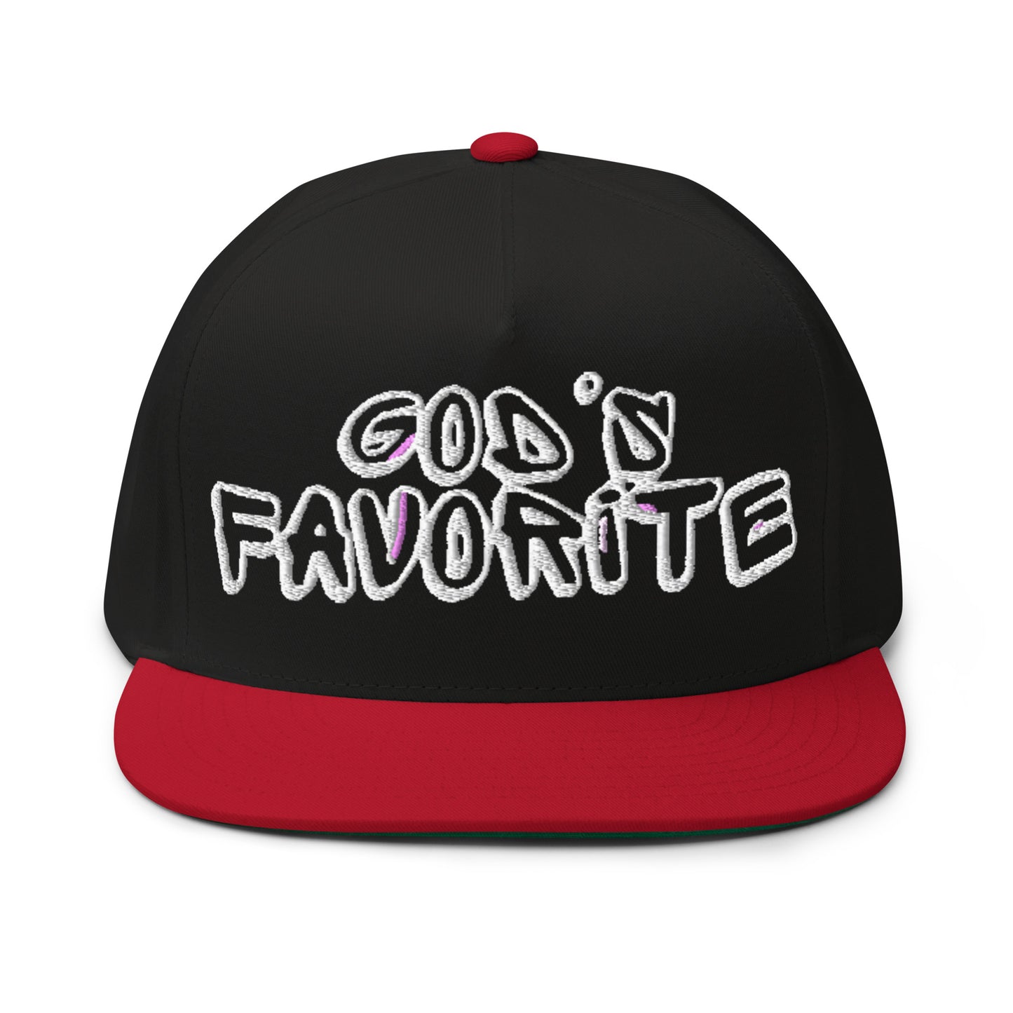 God's Favorite Flat Bill Cap - Stylish Headwear for Faith Enthusiasts