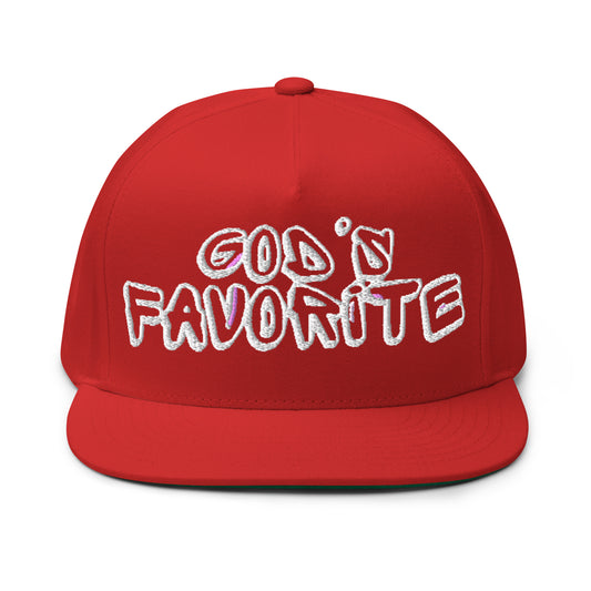 God's Favorite Flat Bill Cap - Stylish Headwear for Faith Enthusiasts