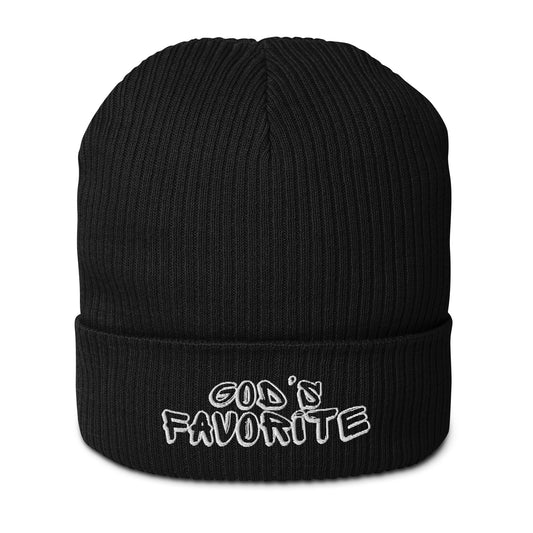 "God's Favorite" Organic Ribbed Beanie