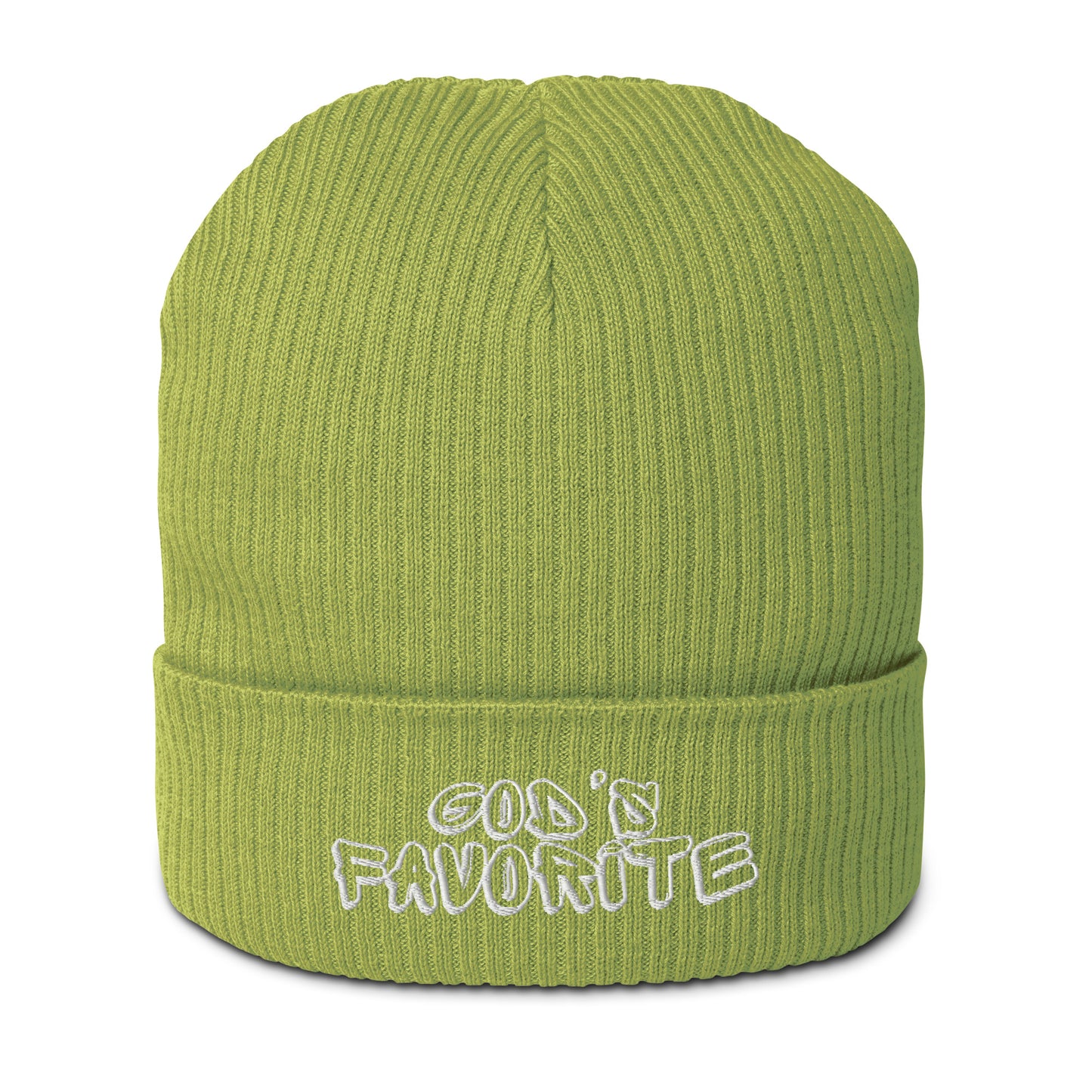 "God's Favorite" Organic Ribbed Beanie