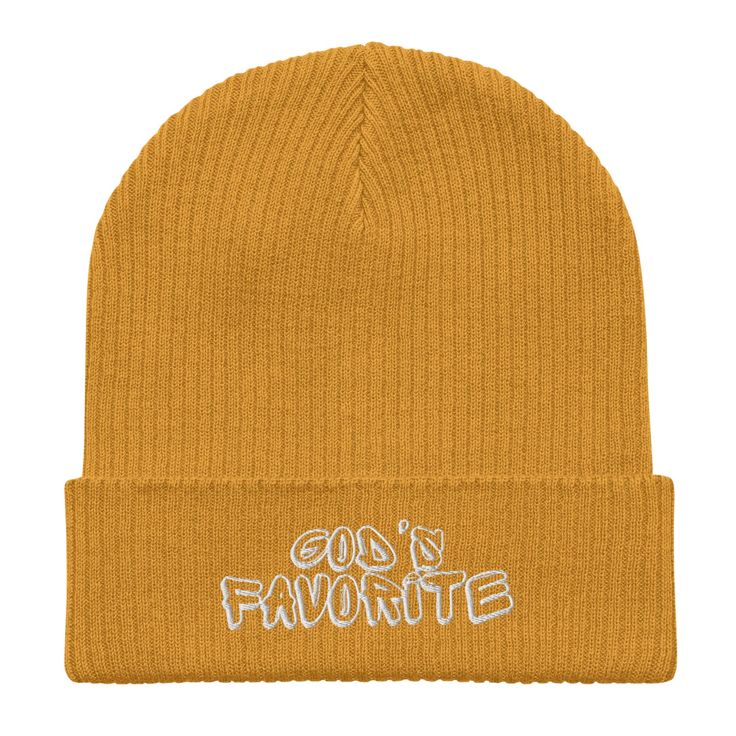 God's Favorite Organic ribbed beanie