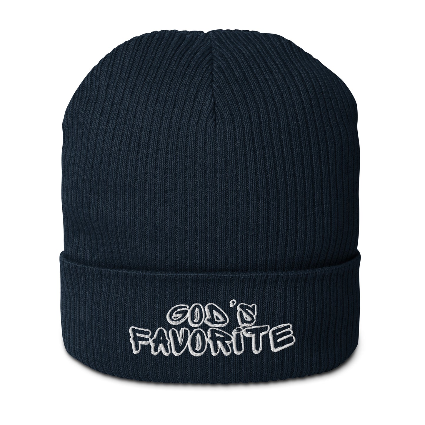 "God's Favorite" Organic Ribbed Beanie