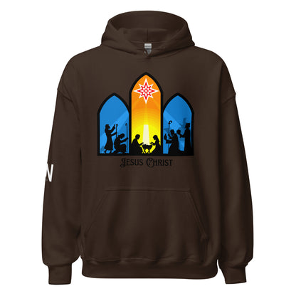 Jesus in the manger Hoodie