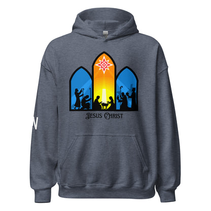 Jesus in the manger Hoodie