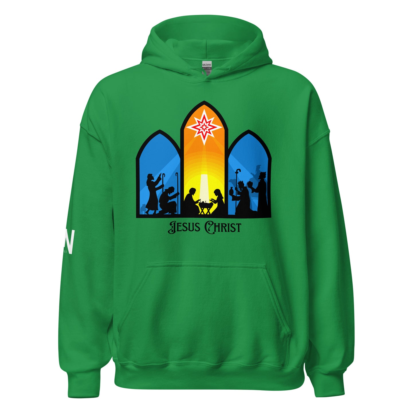 Jesus in the manger Hoodie