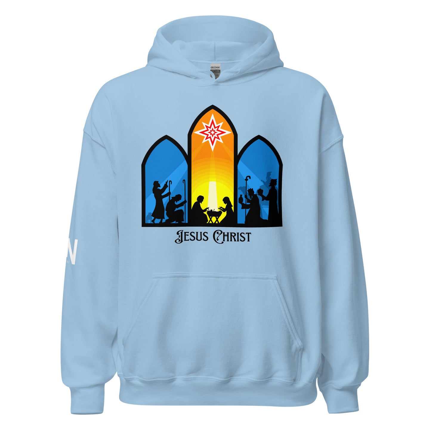 Jesus in the manger Hoodie