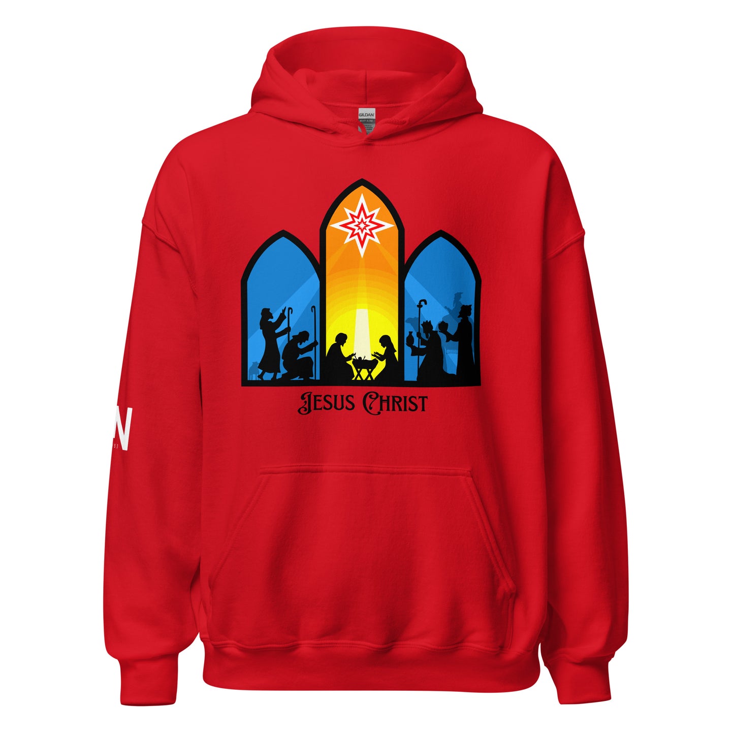 Jesus in the manger Hoodie