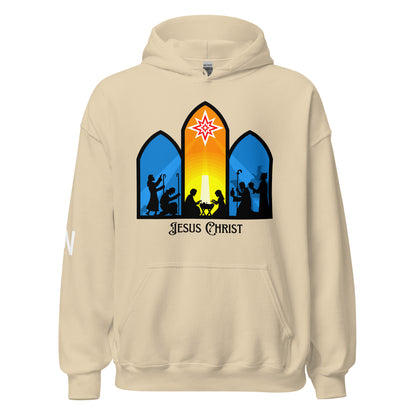 Jesus in the manger Hoodie