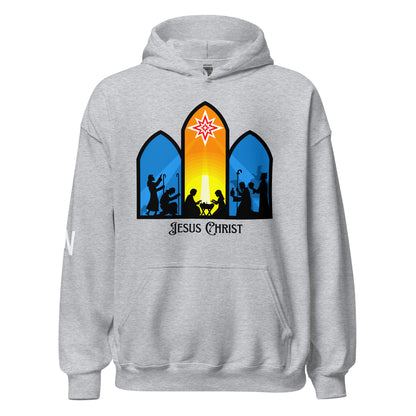 Jesus in the manger Hoodie