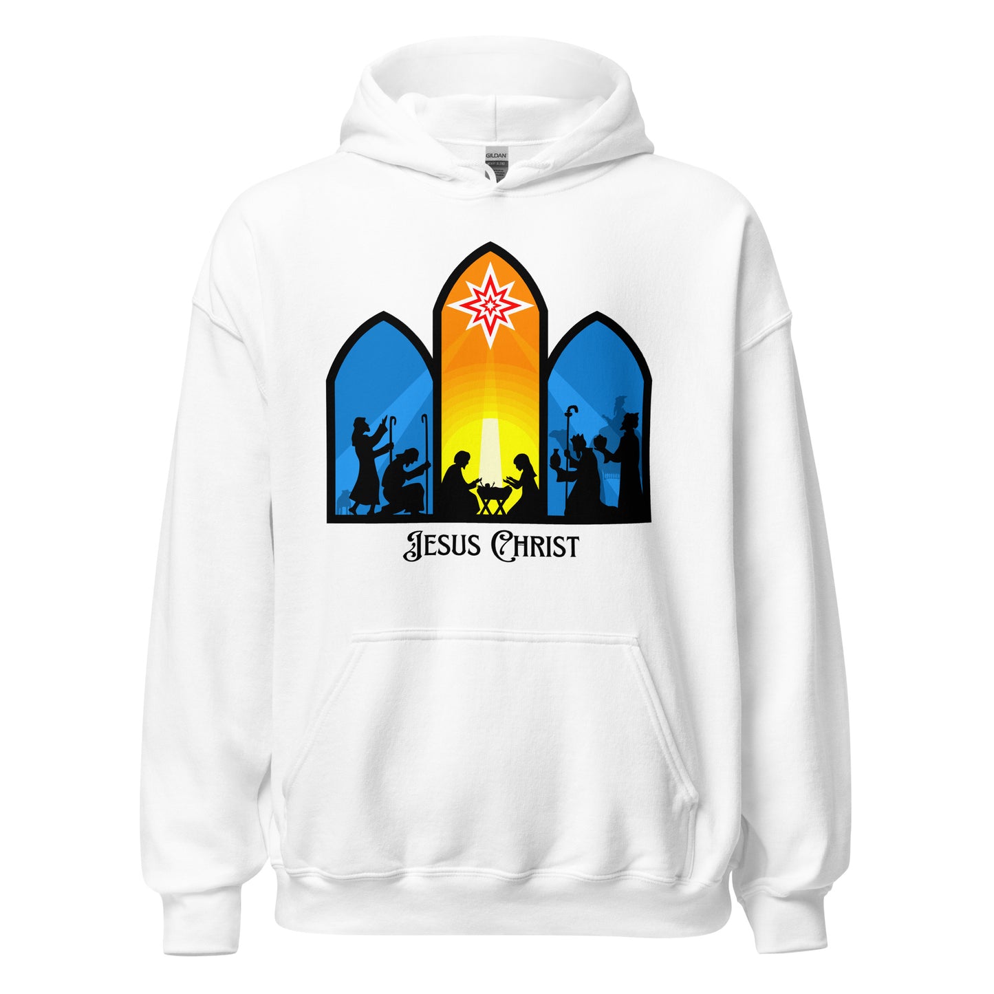 Jesus in the manger Hoodie