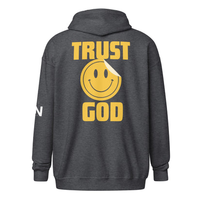 Trust GOD heavy blend zip hoodie