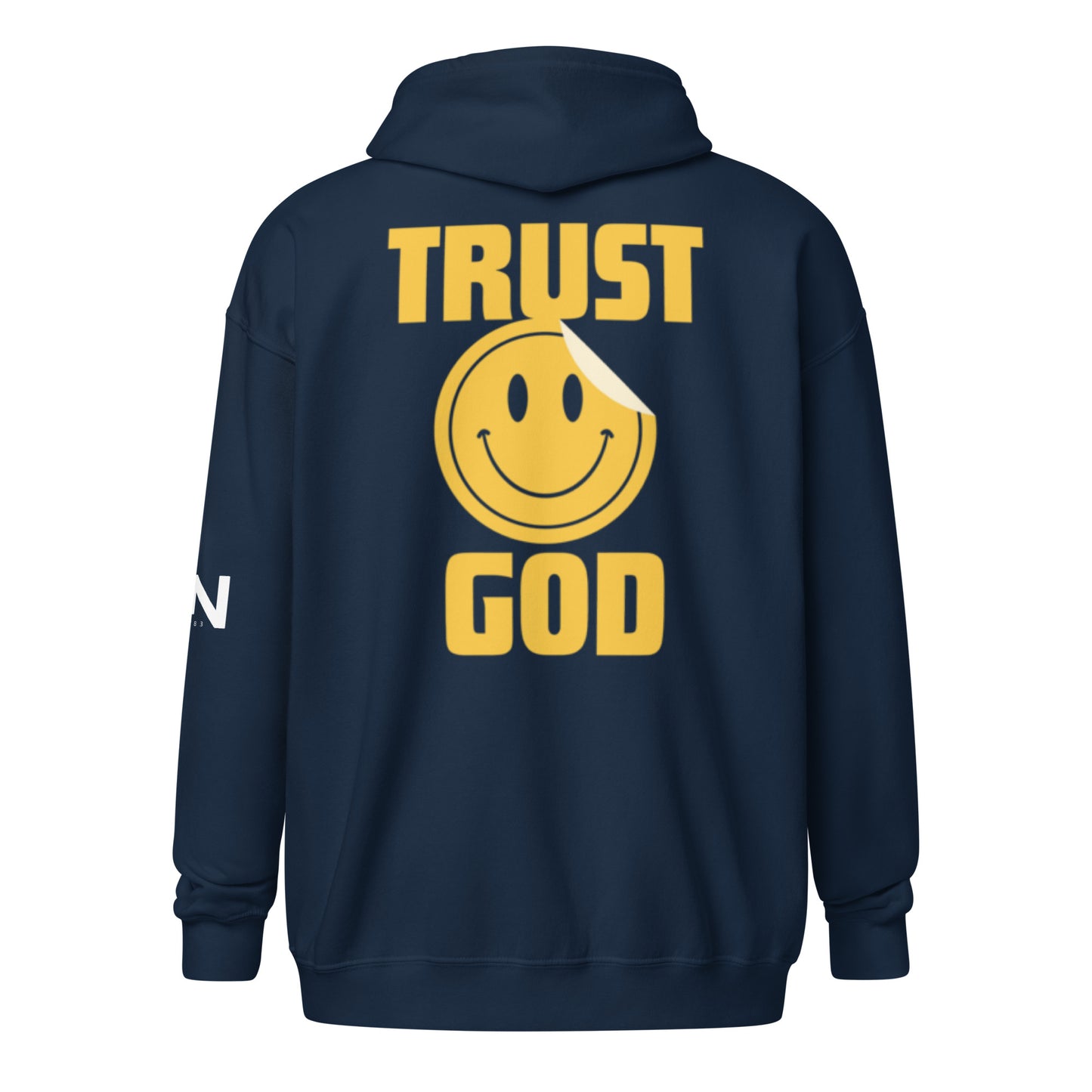 Trust GOD heavy blend zip hoodie