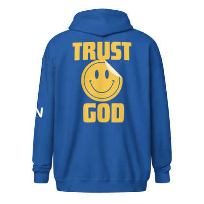 Trust GOD heavy blend zip hoodie