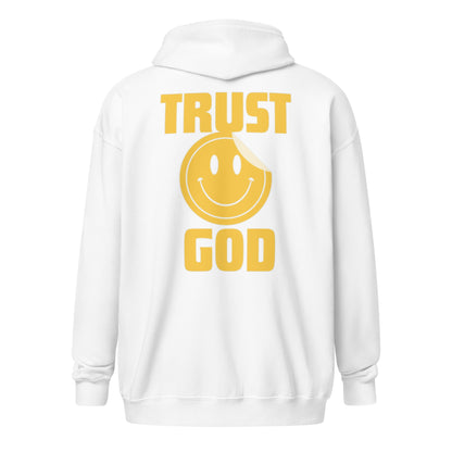 Trust GOD heavy blend zip hoodie