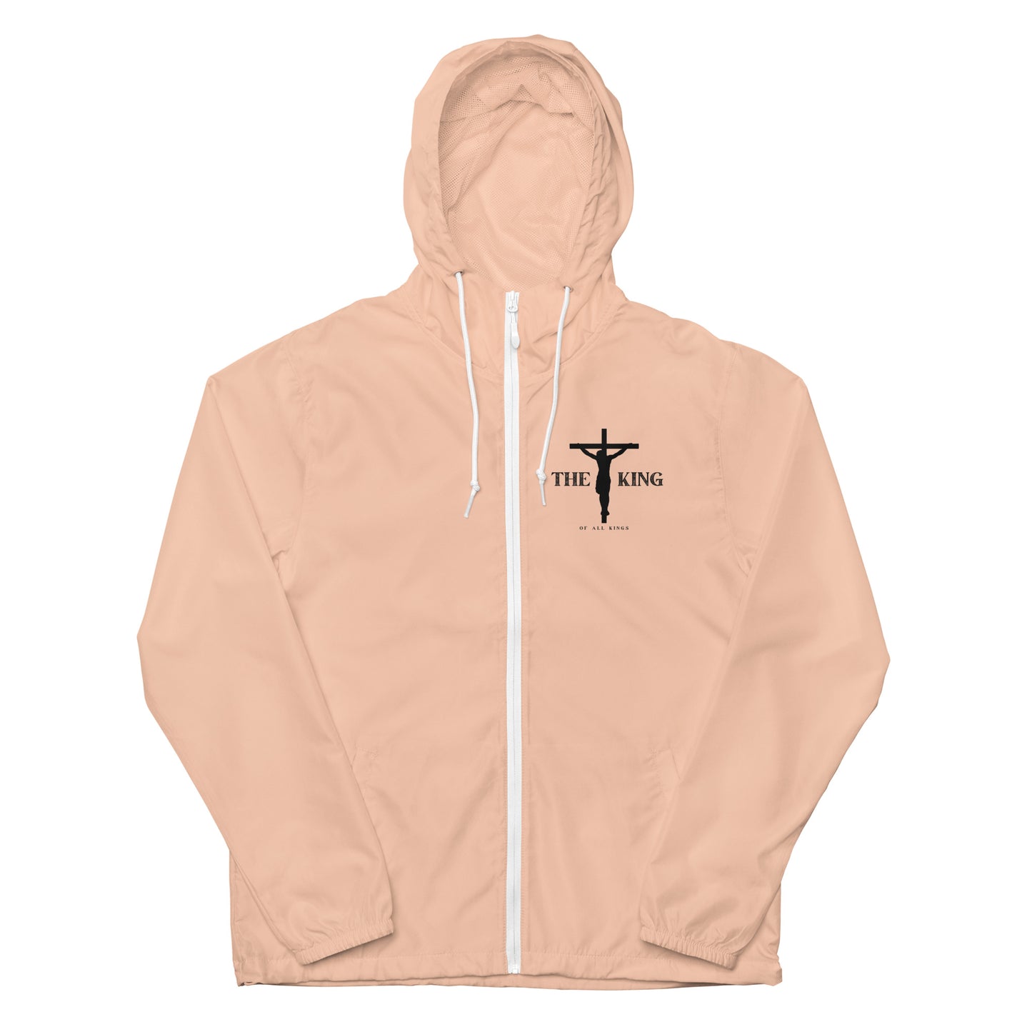 King Jesus lightweight zip up windbreaker