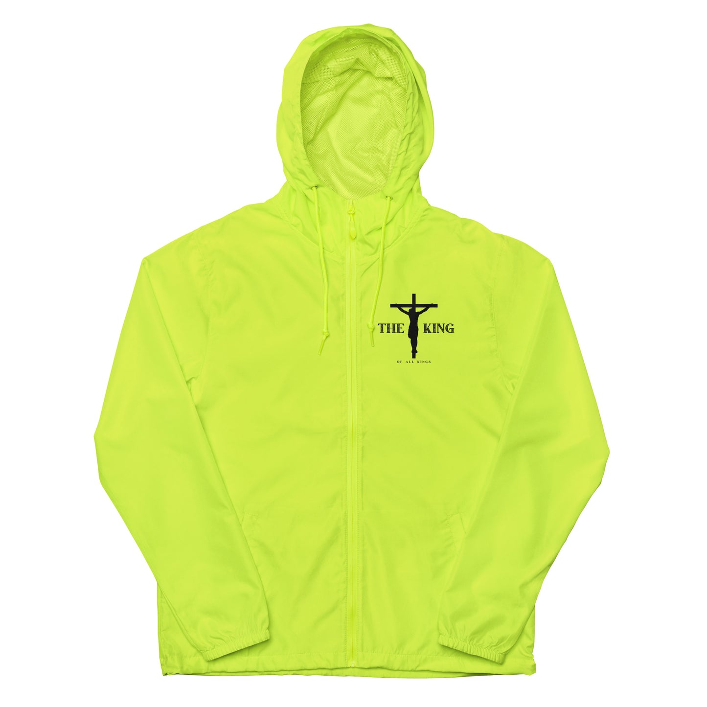 King Jesus lightweight zip up windbreaker