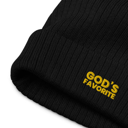 God's Favorite Ribbed Knit Beanie