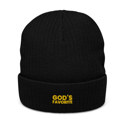 God's Favorite Ribbed Knit Beanie